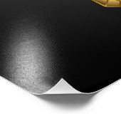 Goldlachs Fotodruck (Ecke)