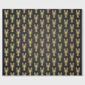 Goldlachs Geschenkpapier (Flach)
