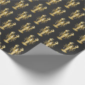 Goldlachs Geschenkpapier (Ecke)