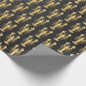 Goldlachs Geschenkpapier (Ecke)