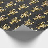 Goldlachs Geschenkpapier (Ecke)