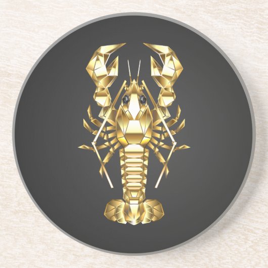 Goldlachs Getränkeuntersetzer (Vorne)