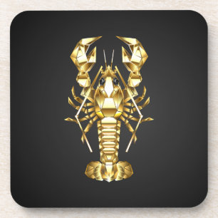 Goldlachs Getränkeuntersetzer