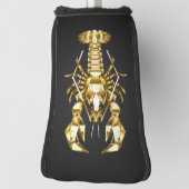 Goldlachs Golf Headcover (Rotieren 90)