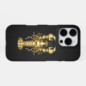 Goldlachs iPhone Hülle (Rückseite (Horizontal))