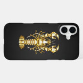 Goldlachs iPhone Hülle (Rückseite (Horizontal))