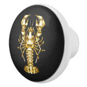 Goldlachs Keramikknauf (Rechts)