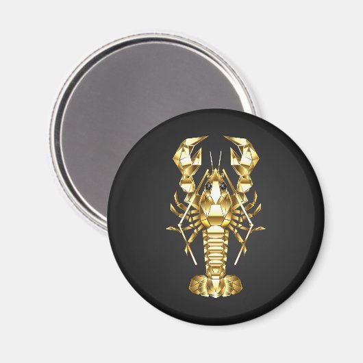 Goldlachs Magnet (Vorderseite/Rückseite)