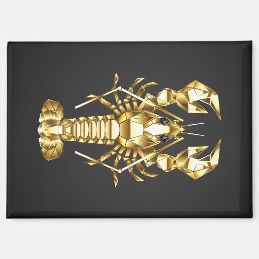 Goldlachs Magnet (Vorderseite)