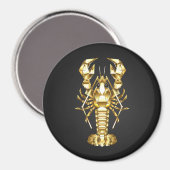 Goldlachs Magnet (Vorderseite/Rückseite)
