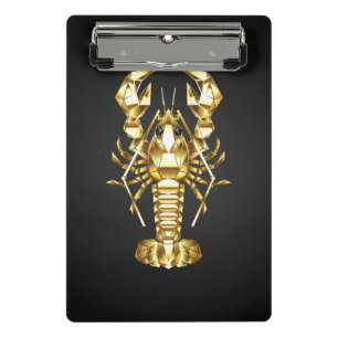 Goldlachs Mini Klemmbrett