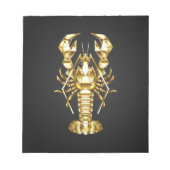 Goldlachs Notizblock (Vorderseite)