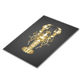 Goldlachs Notizblock (angewinkelt)