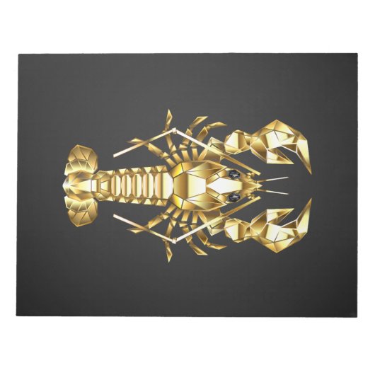 Goldlachs Notizblock (Vorderseite)