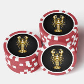 Goldlachs Pokerchips (Stapel)