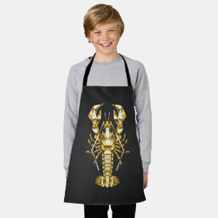 Goldlachs Schürze