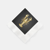 Goldlachs Serviette (Ecke)