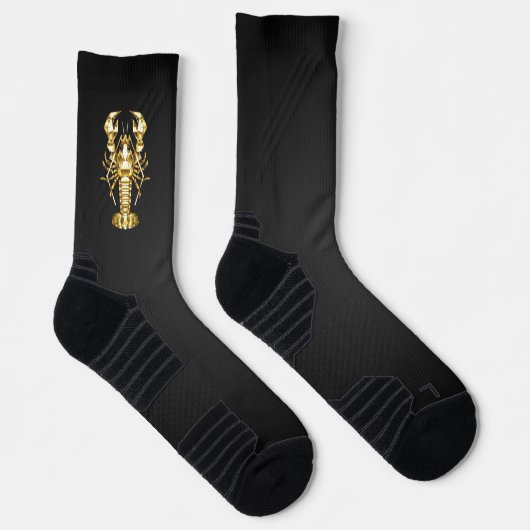 Goldlachs Socken (Rechts)