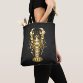 Goldlachs Tasche (Von Nahem)