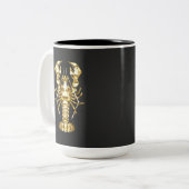 Goldlachs Zweifarbige Tasse (Vorderseite Links)