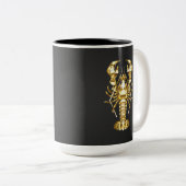 Goldlachs Zweifarbige Tasse (VorderseiteRechts)