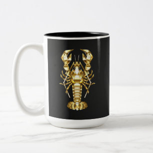 Goldlachs Zweifarbige Tasse