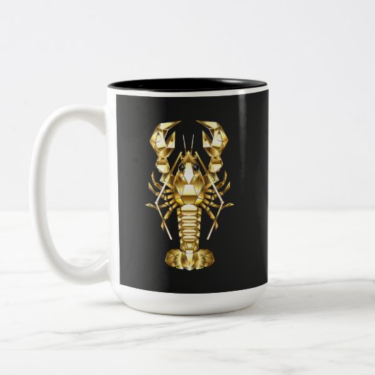 Goldlachs Zweifarbige Tasse (Links)
