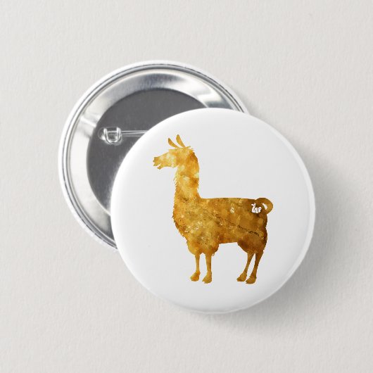 Goldlama-Knopf Button (Vorne & Hinten)
