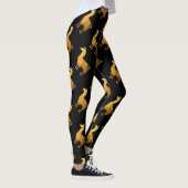 Goldlama-Leggings Leggings (Rechts)