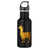Goldlama-Wasser-Flasche Trinkflasche (Vorderseite)