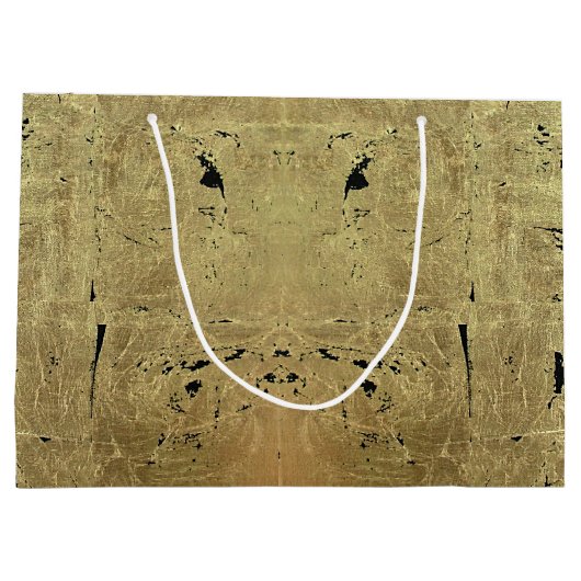 Goldleaf Monogram Große Geschenktüte (Rückseite)