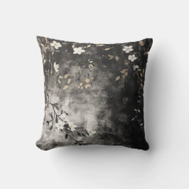 Goldleder-Reben auf Holzkohle Kissen