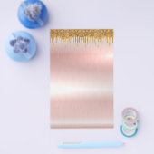 Goldleere Flyer 5,5" x 8,5" für elegante Rose (Einzeln)