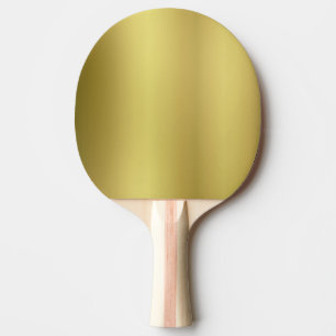 Goldleere Schablone Tischtennis Schläger