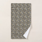 Goldleopard-Druck Badhandtuch Set (Handtuch)