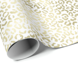Goldleopard-Druck Geschenkpapier