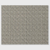 Goldleopard-Druck Geschenkpapier (Flach)