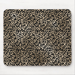 Goldleopard-Druck Mousepad