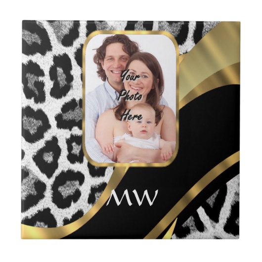 Goldleopard Fliese (Vorderseite)