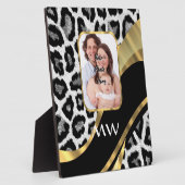 Goldleopard Fotoplatte (Seite)