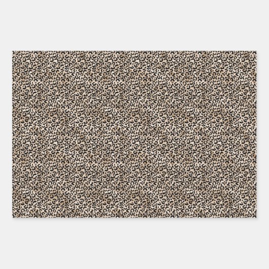 Goldleopard Geschenkpapier Set (Vorderseite 3)
