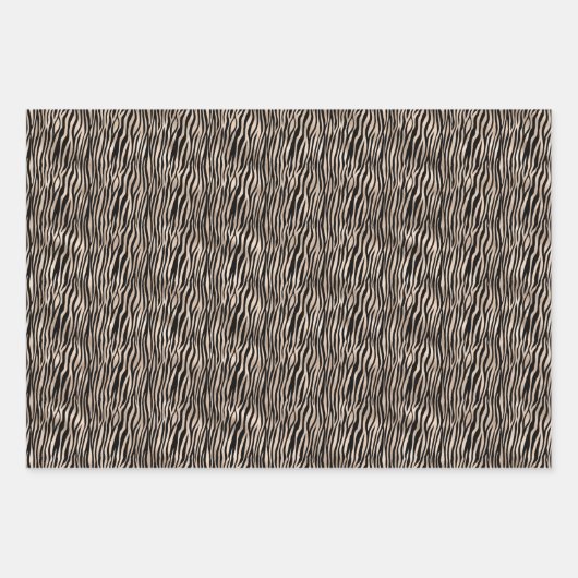 Goldleopard Geschenkpapier Set (Vorderseite 2)