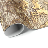 Goldleopard-Metallic-Spots Geschenkpapier (Rolleneckpunkt)