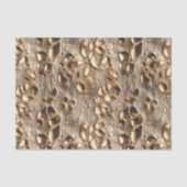 Goldleopard-Metallic-Spots Seidenpapier (Vorderseite)