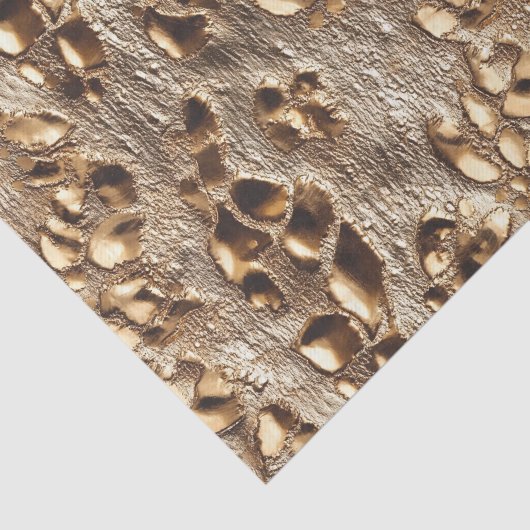 Goldleopard-Metallic-Spots Seidenpapier (Ausschnitt)