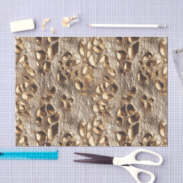 Goldleopard-Metallic-Spots Seidenpapier