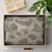Goldleopard-Metallic-Spots Seidenpapier (Geschenk)