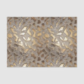 Goldleopard-Metallic-Spots Seidenpapier (Vorderseite)