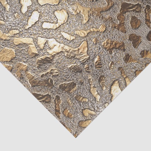 Goldleopard-Metallic-Spots Seidenpapier (Ausschnitt)
