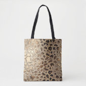 Goldleopard-Metallic-Spots Tasche (Vorderseite)